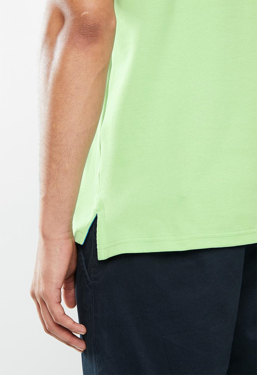 POLO - Carter custom fit pique golfer - green