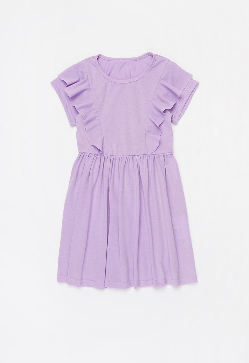 Pop Candy - Frill detail dress - purple
