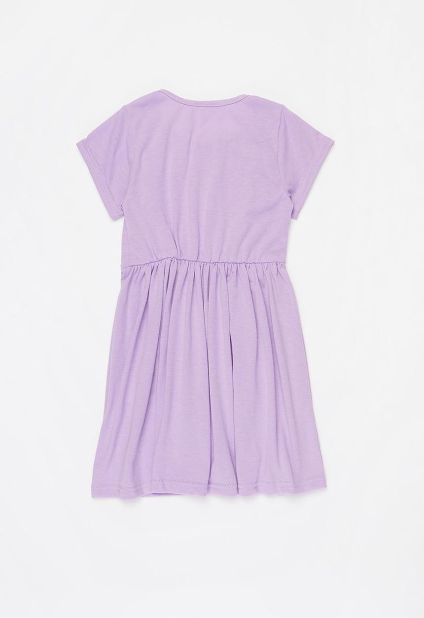 Pop Candy - Frill detail dress - purple