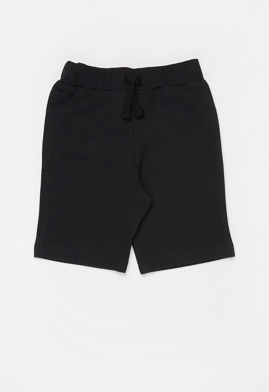Pop Candy - 2 Pack fleece shorts - black & navy