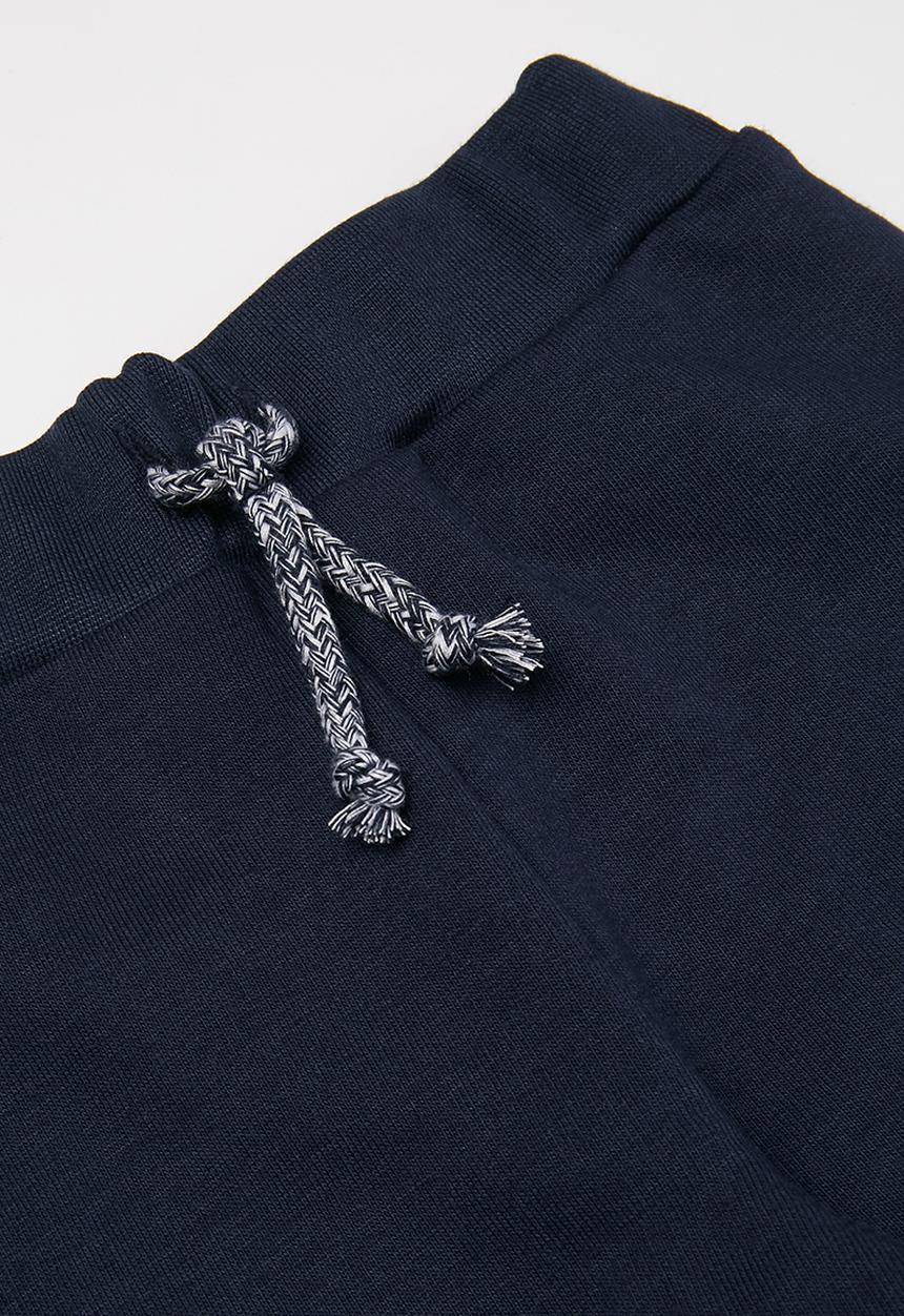 Pop Candy - 2 Pack fleece shorts - black & navy