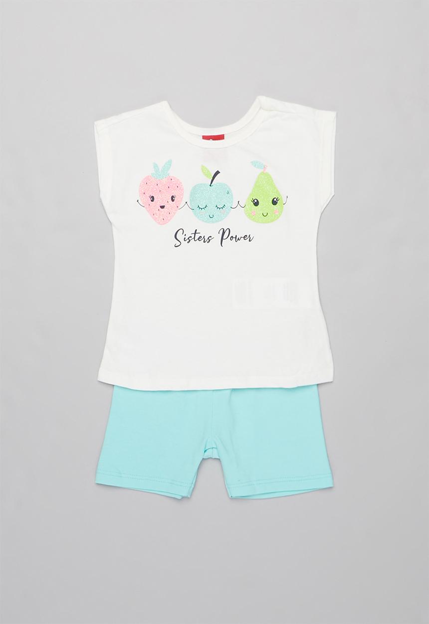 Bee Loop - Girls tee & 3/4 pants - multi