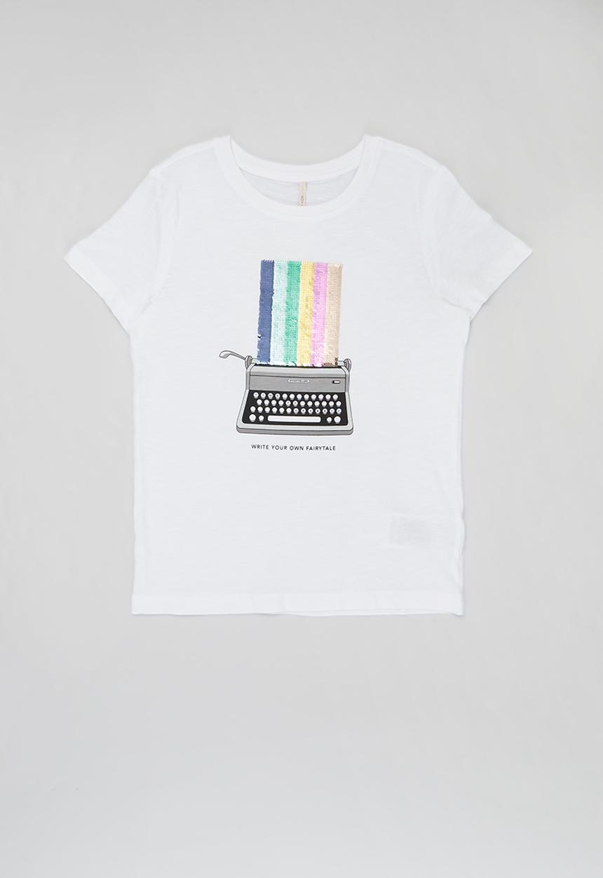 KIDS ONLY - Collie life boxy tee - white
