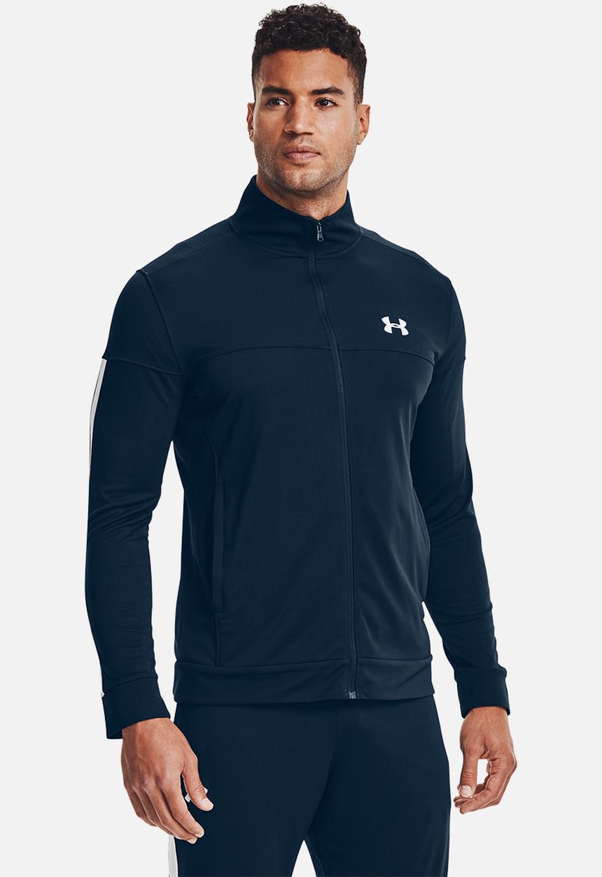 Under Armour - Sportstyle pique track jacket - navy