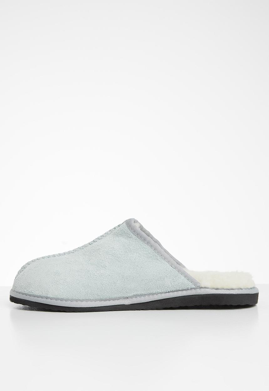 Karu - Mule suede wool inner slipper - grey