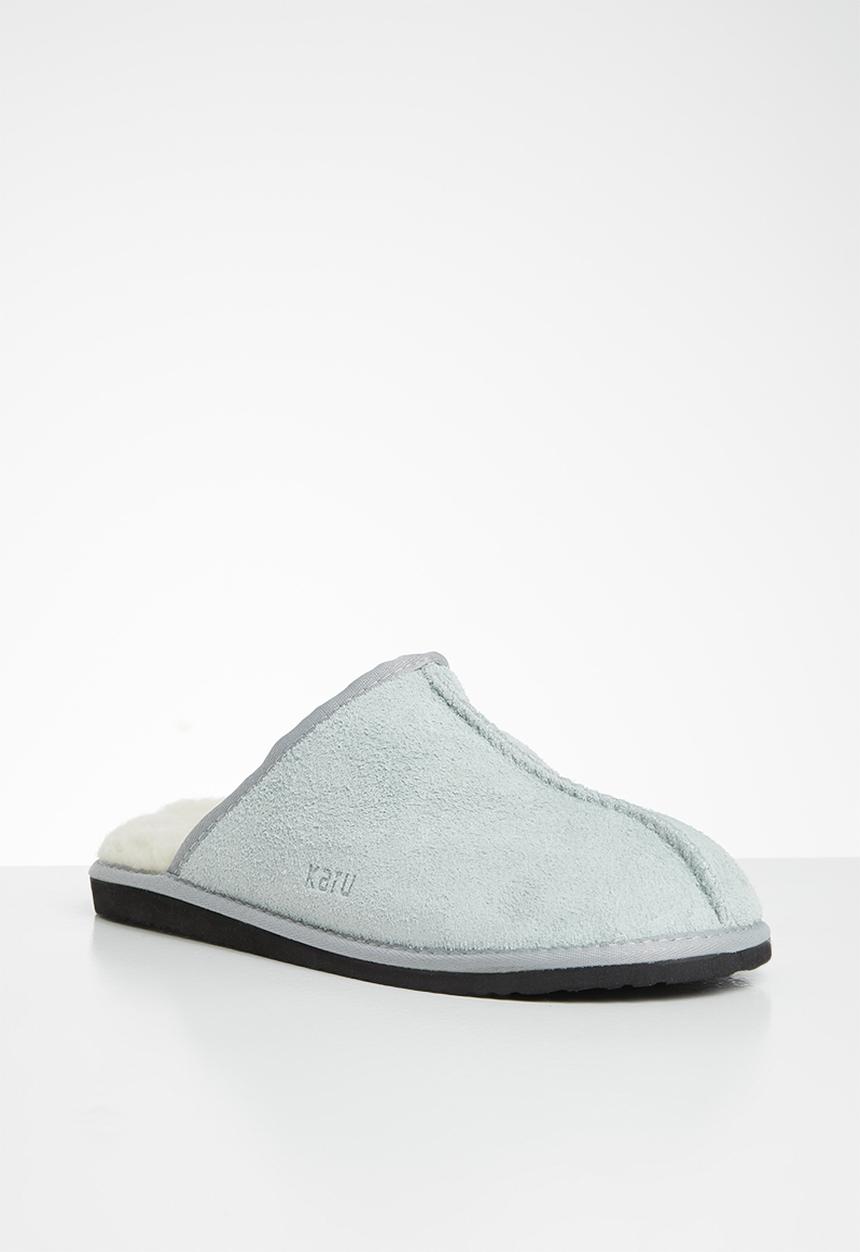 Karu - Mule suede wool inner slipper - grey