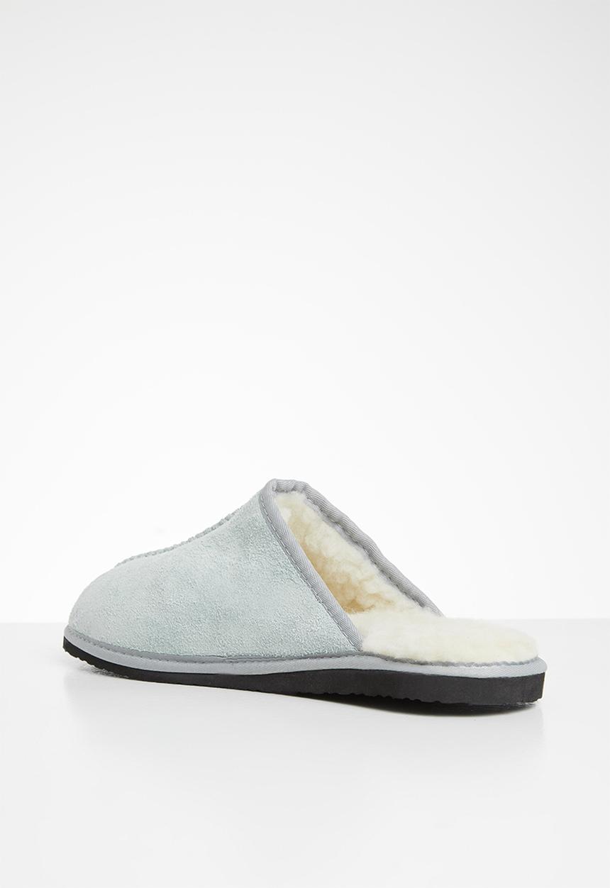 Karu - Mule suede wool inner slipper - grey