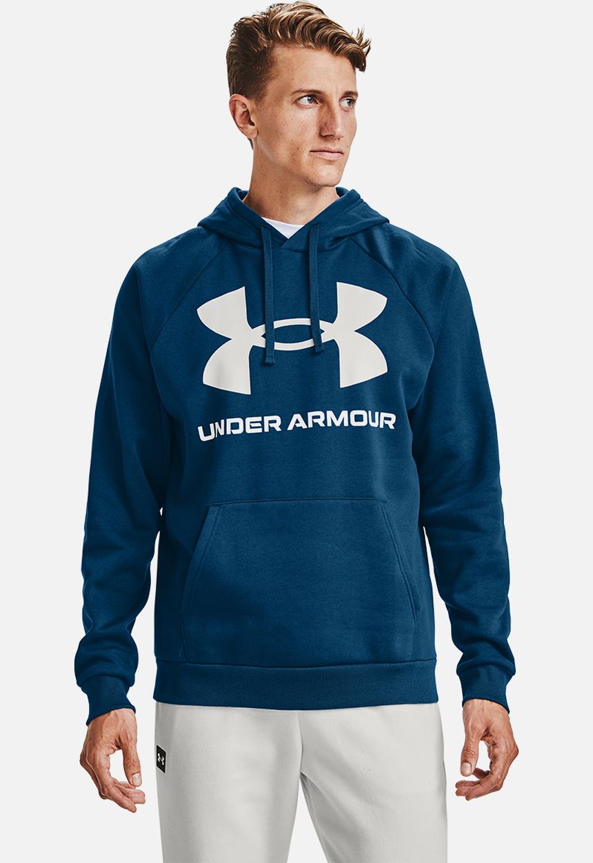 Under Armour - Ua rival fleece big logo hd - chambray blue