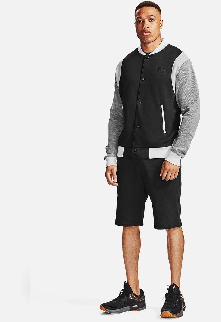 Under Armour - Ua rival fleece amp varsity bomber - black