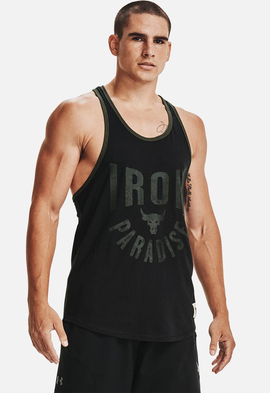 Under Armour - Ua project rock iron paradise tank - black