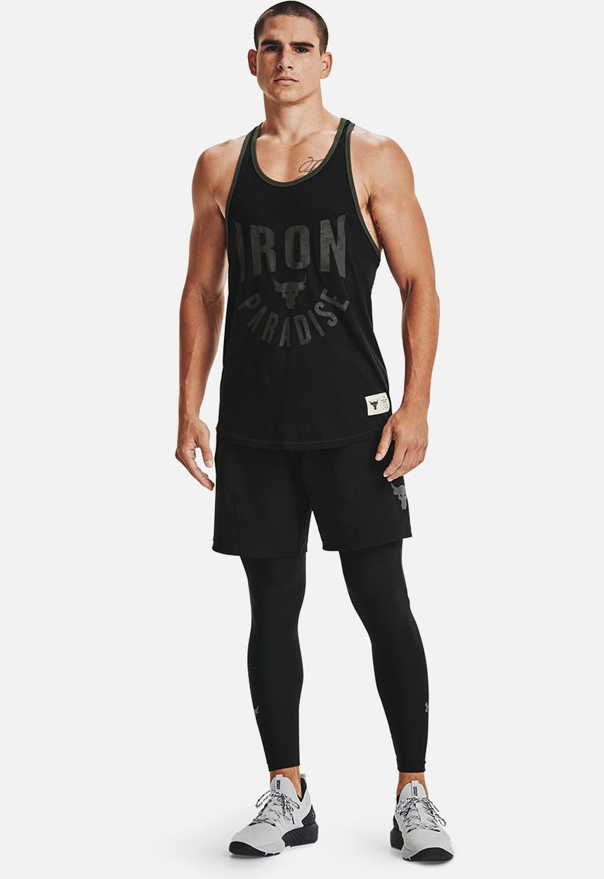 Under Armour - Ua project rock iron paradise tank - black