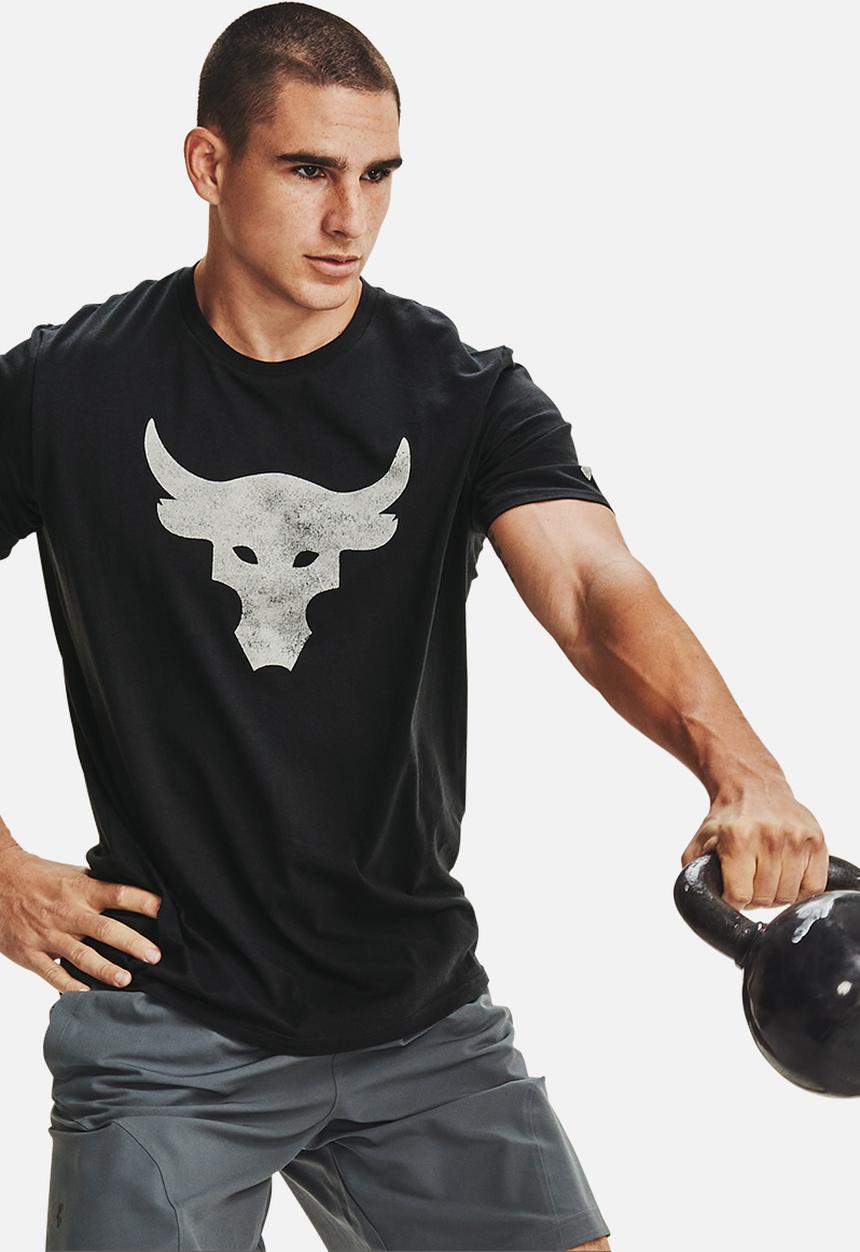 Under Armour - Ua project rock brahma bull short sleeve - black
