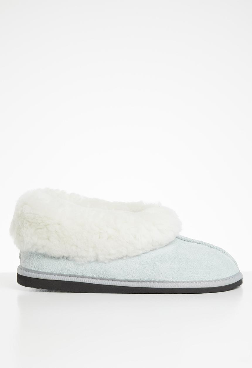 Karu - Cosy suede wool inner slipper - grey