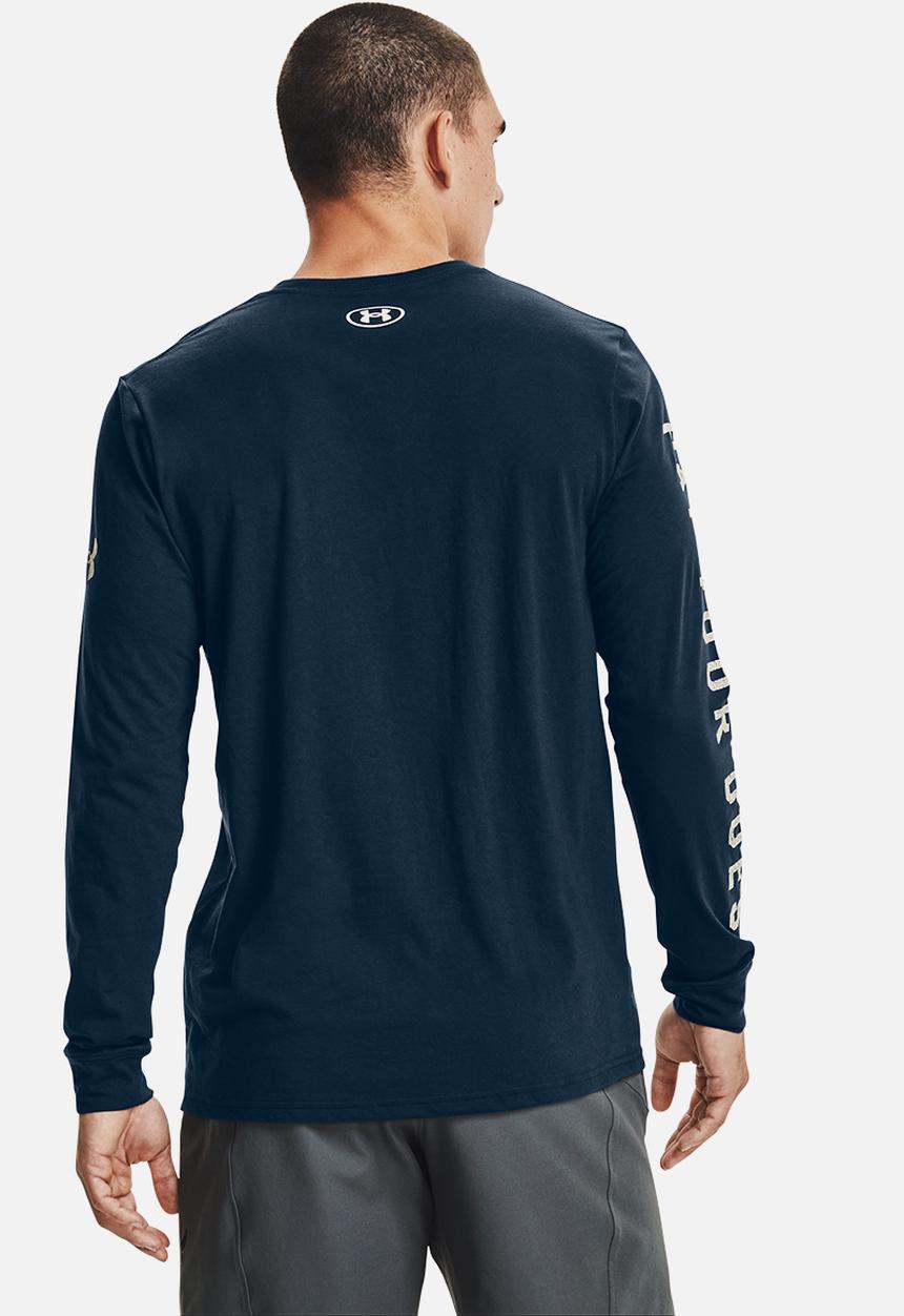 Under Armour - Ua project rock rents due lifestyle tee - navy