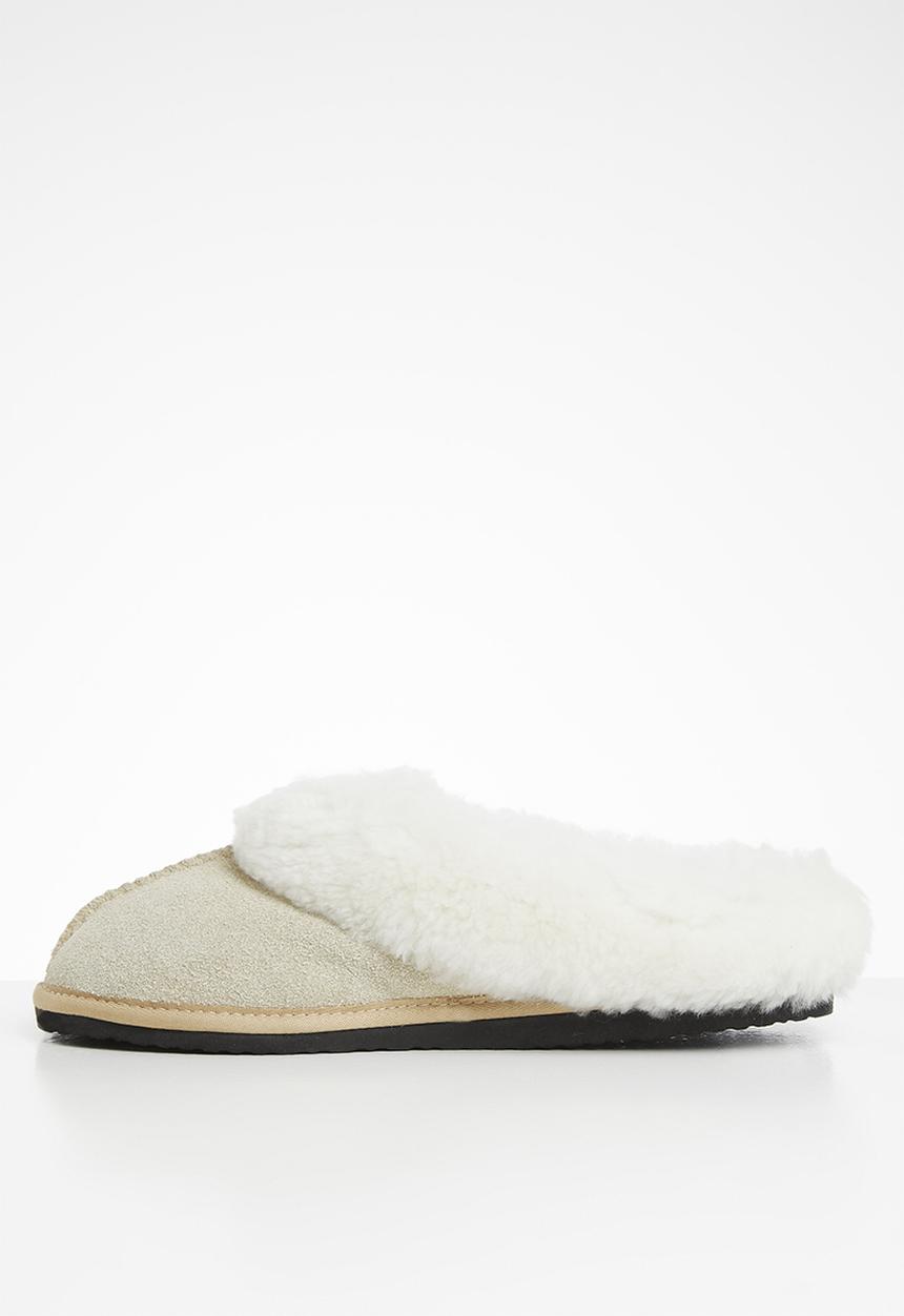 Karu - Sleek suede wool inner slipper - sand