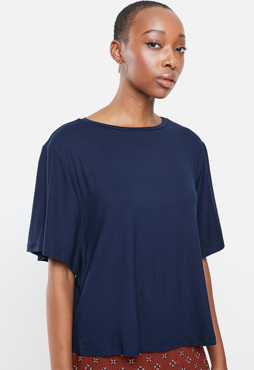 edit - Batwing loose fit tee - navy