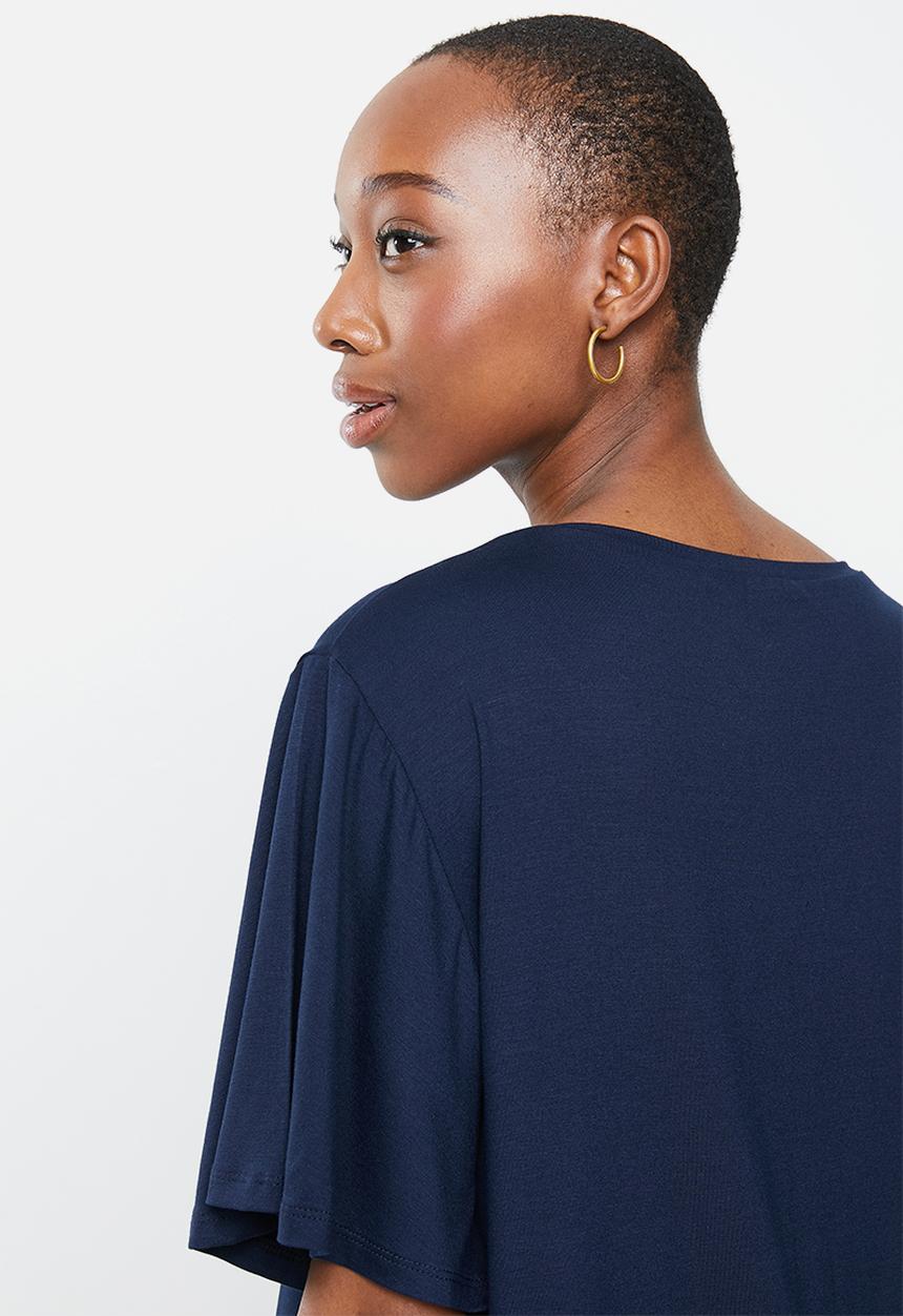 edit - Batwing loose fit tee - navy