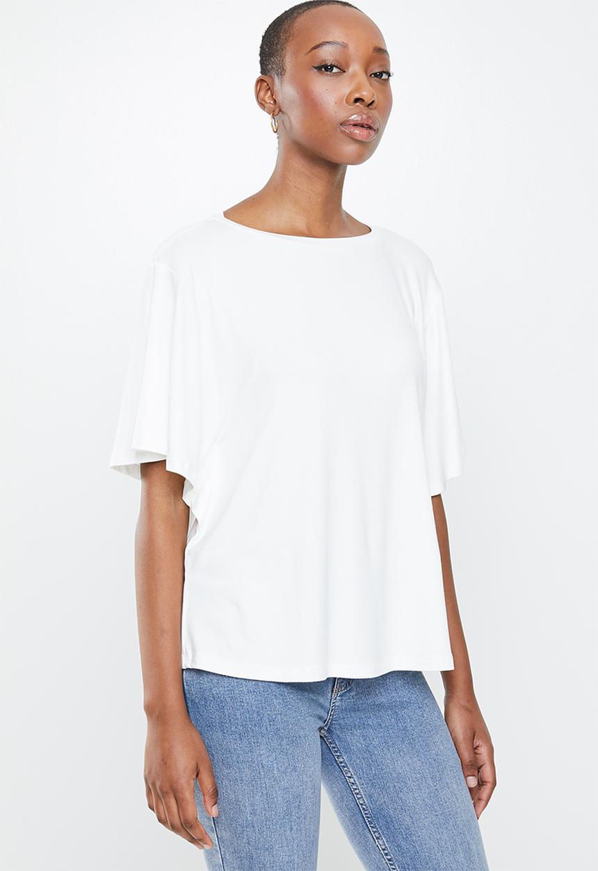 edit - Batwing loose fit tee - milk
