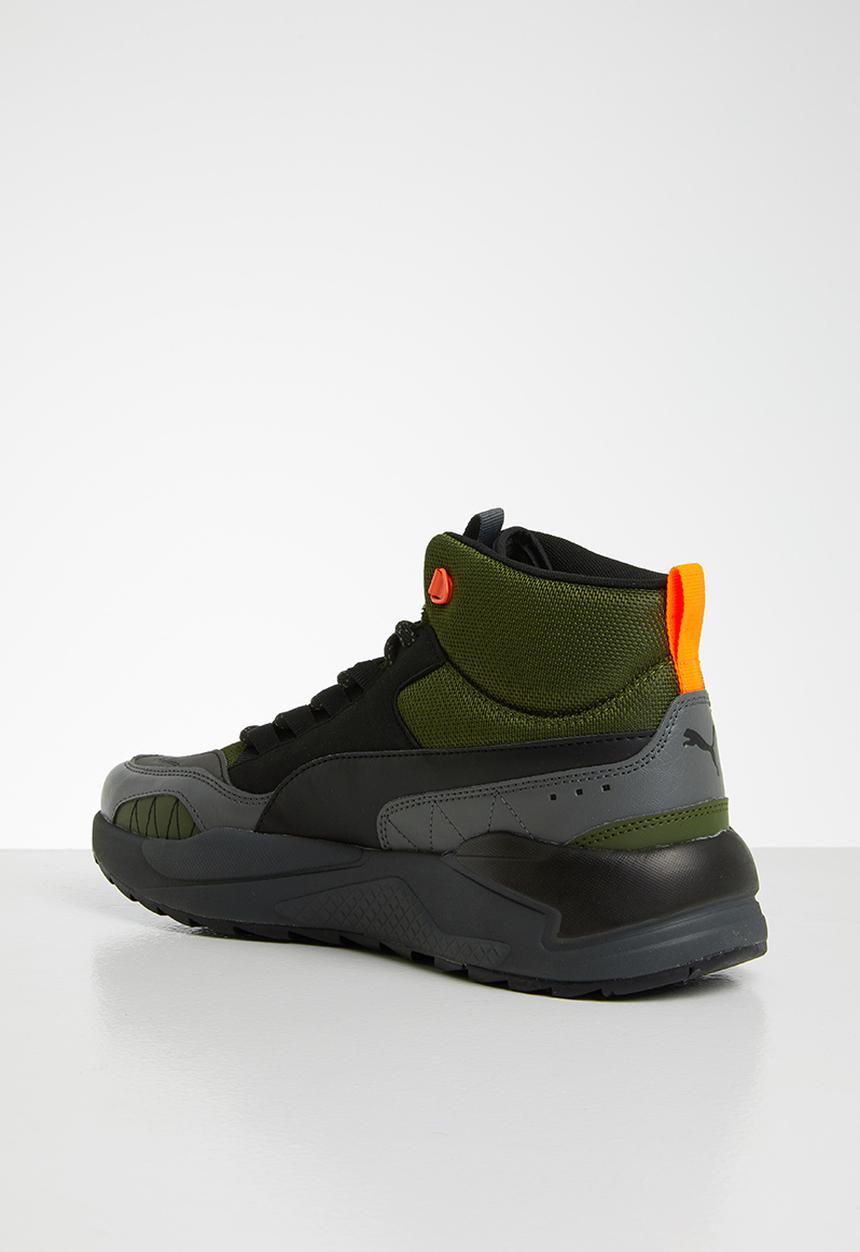 PUMA - X-ray 2 square mid wtr - forest night-puma black-dark shadow-ultra orange