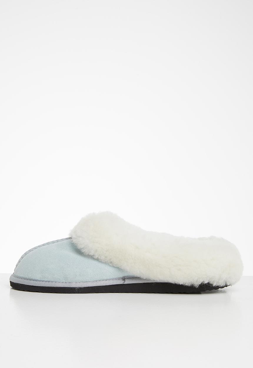 Karu - Sleek suede wool inner slipper - grey