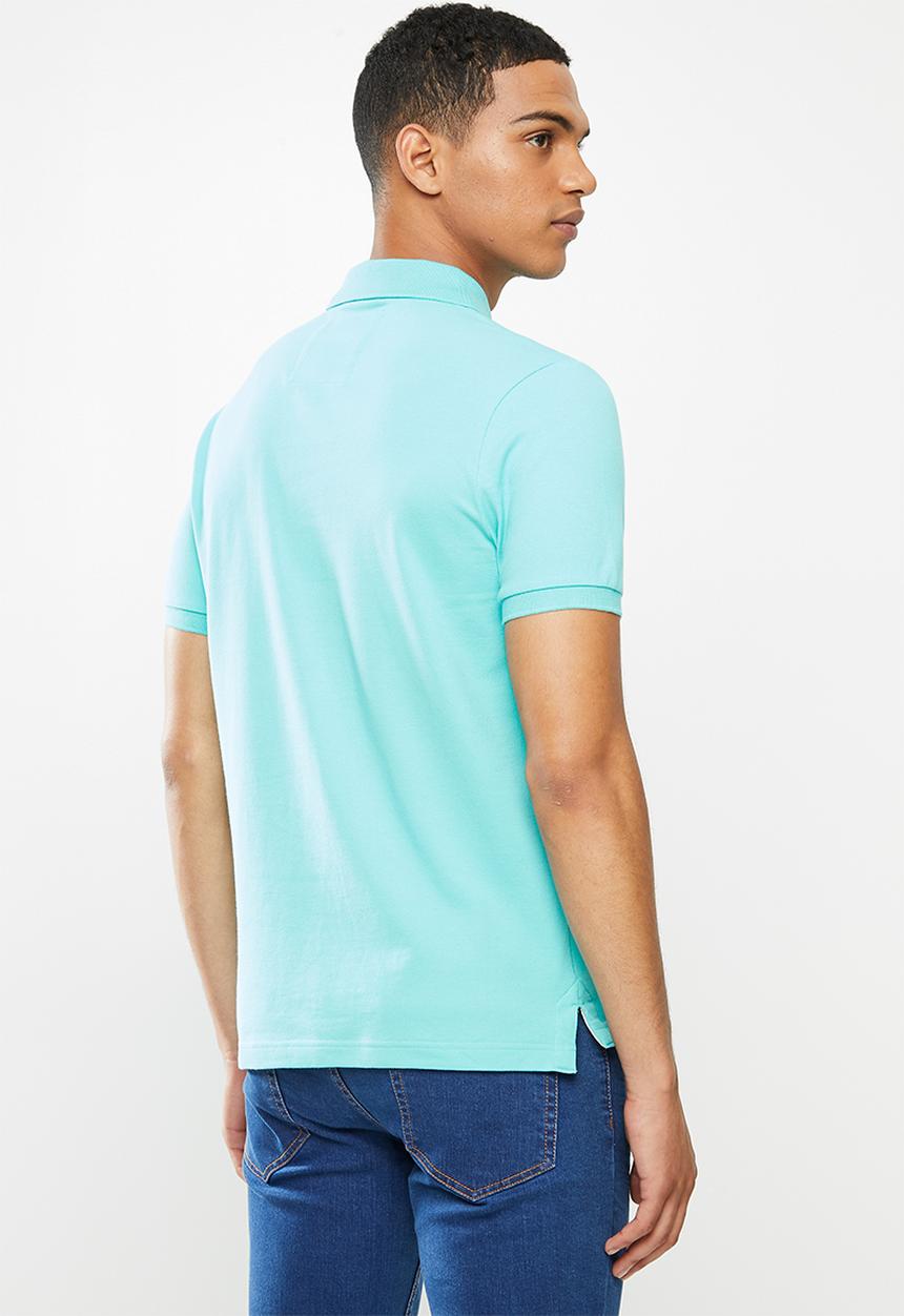 Aca Joe - Aca joe big AJ logo golfer - turquoise 