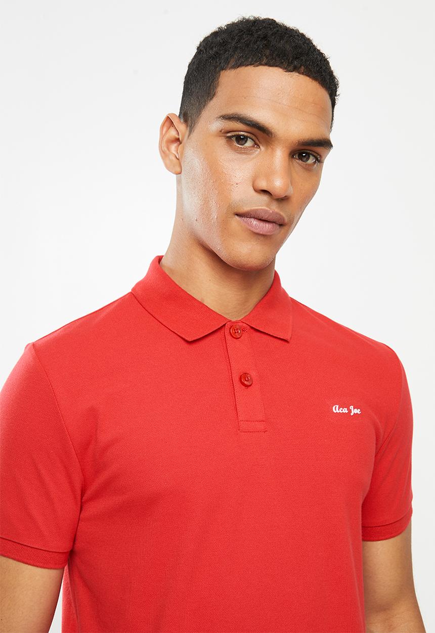 Aca Joe - Aca joe small logo golfer - red