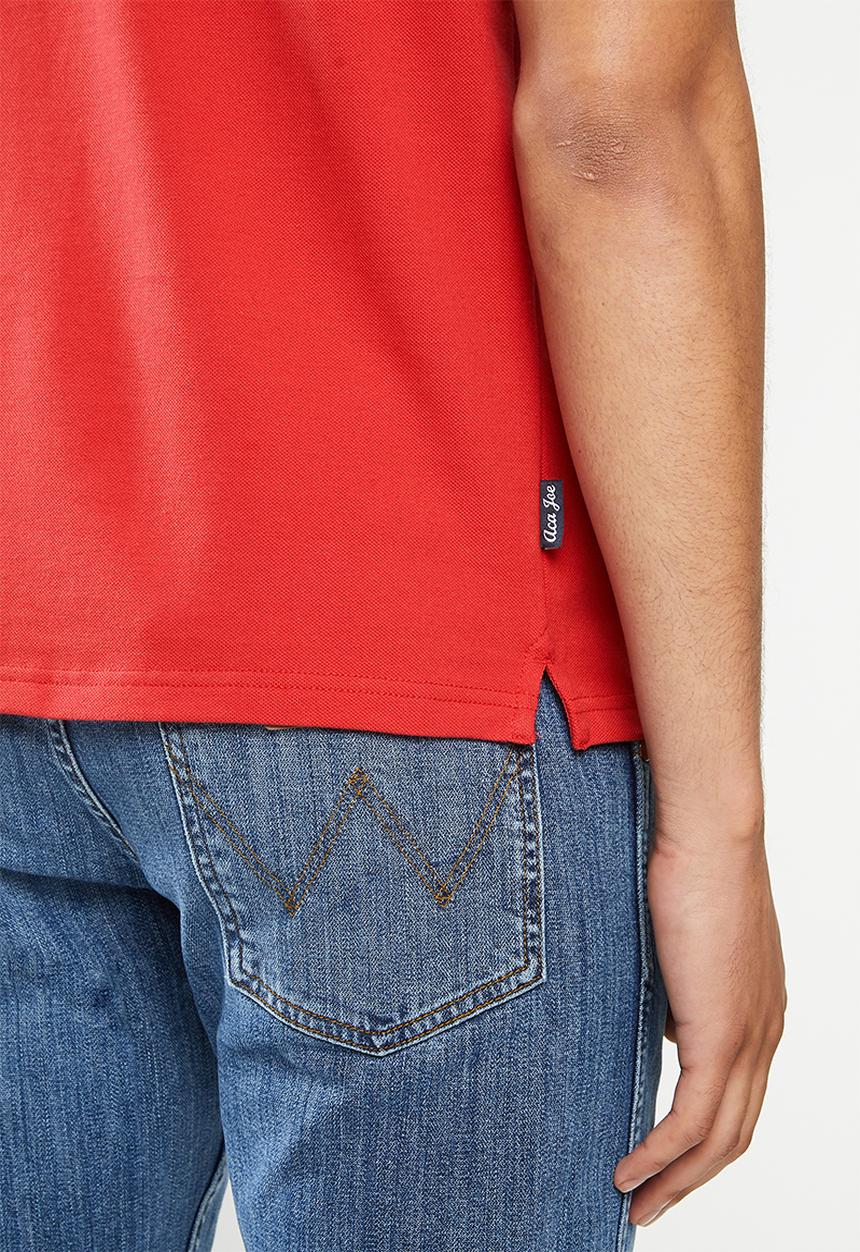 Aca Joe - Aca joe small logo golfer - red