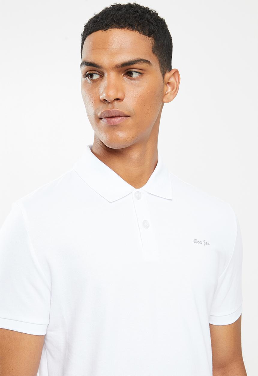 Aca Joe - Aca joe small logo golfer - white