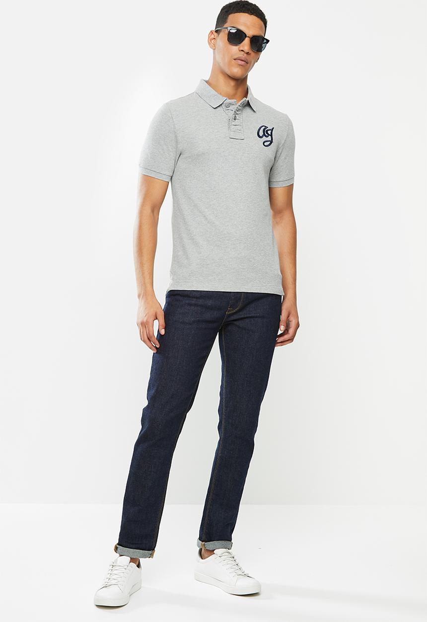 Aca Joe - Aca joe big AJ logo golfer - grey 