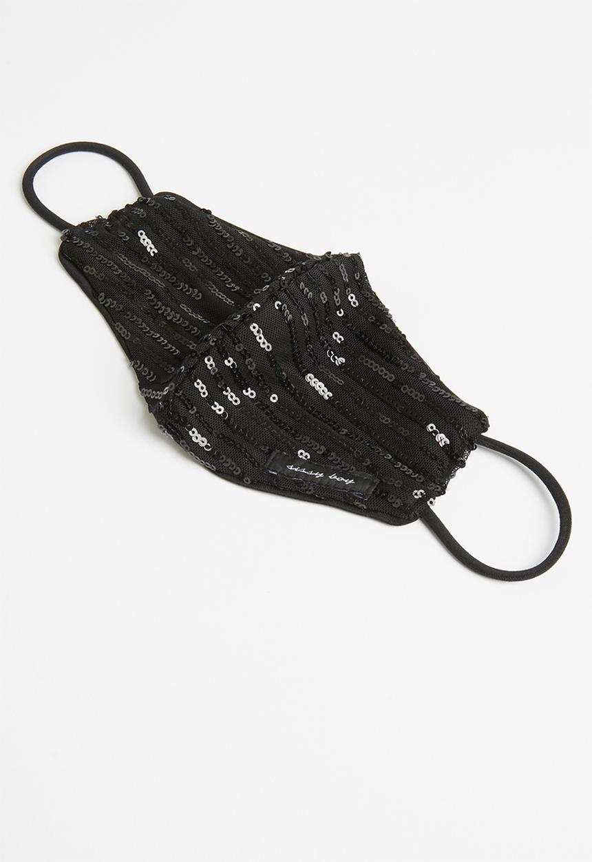 SISSY BOY - Rising star: glam mask - black