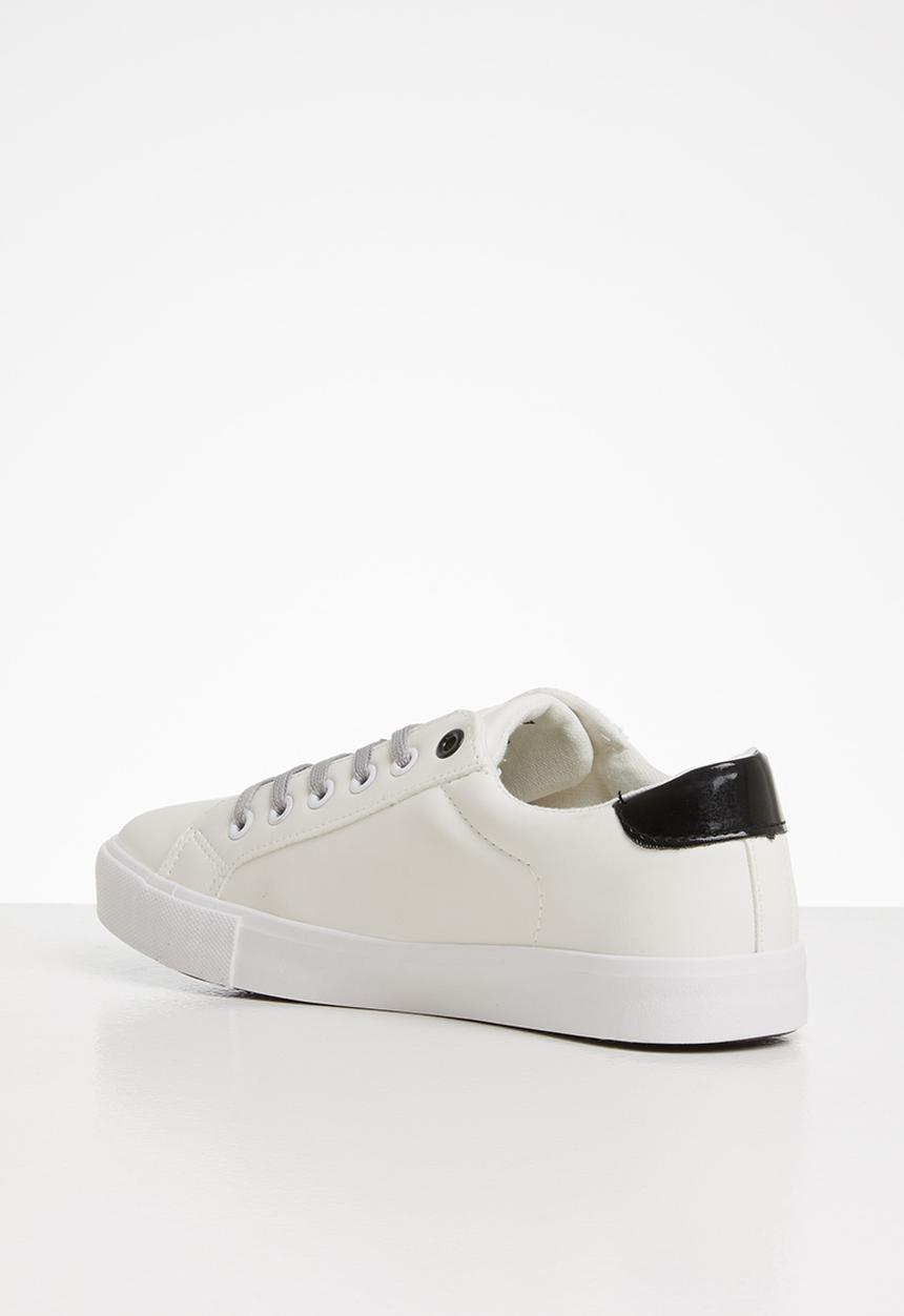 Miss Black - Golden sneaker - white & black 