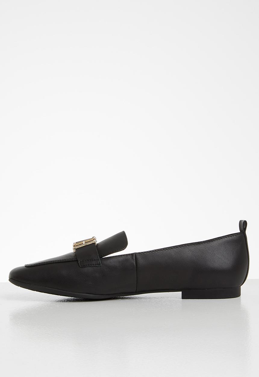 Tommy Hilfiger - Polished tommy loafer - black