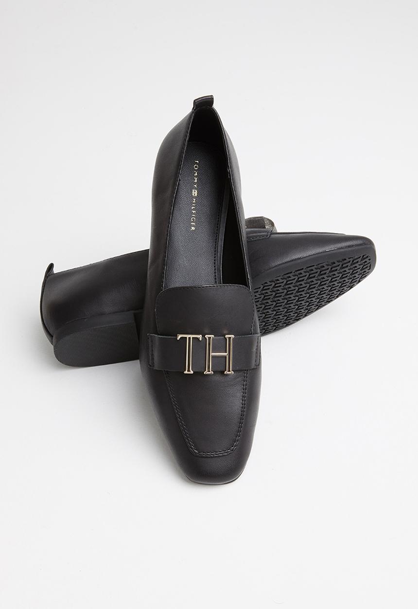 Tommy Hilfiger - Polished tommy loafer - black
