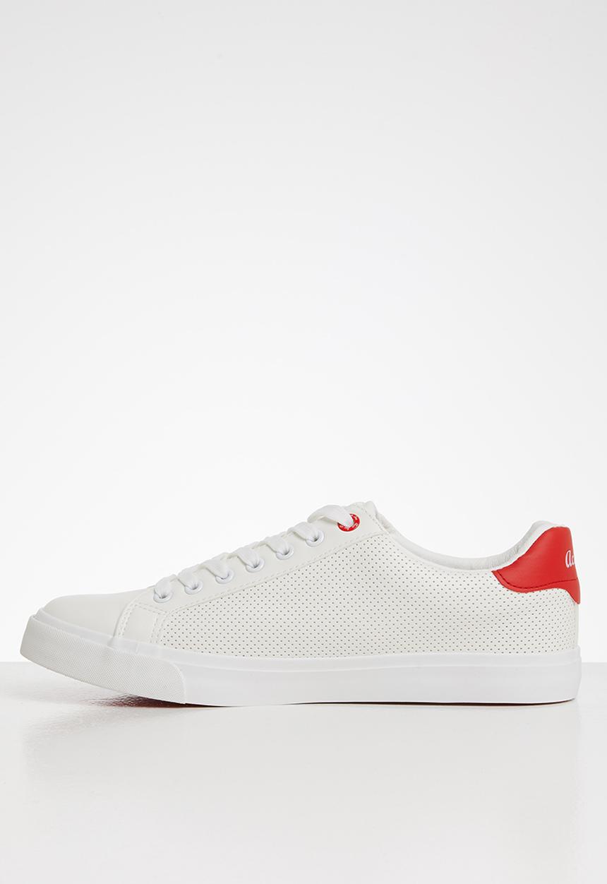 Aca Joe - Casual sneaker - white & red
