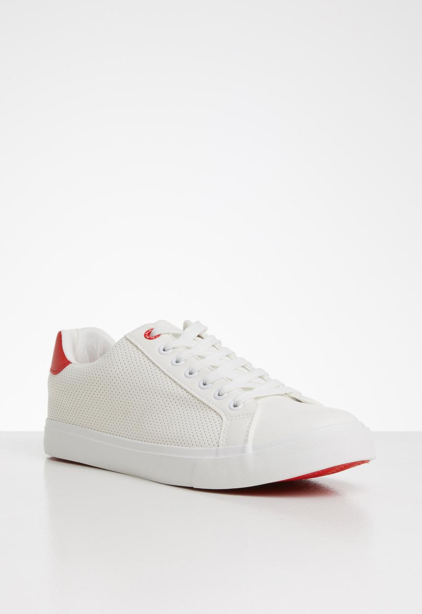 Aca Joe - Casual sneaker - white & red