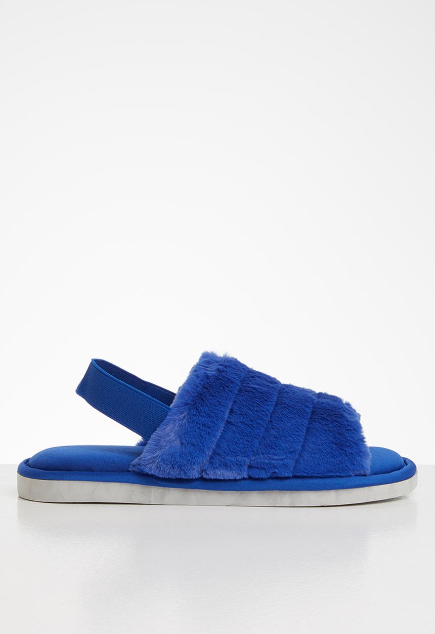 Seduction - Furry slipper - royal blue