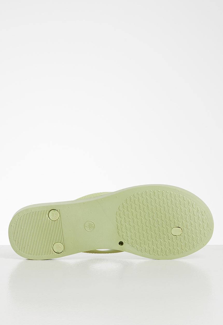 Blossom Girl - Palm tree flip flop - green 