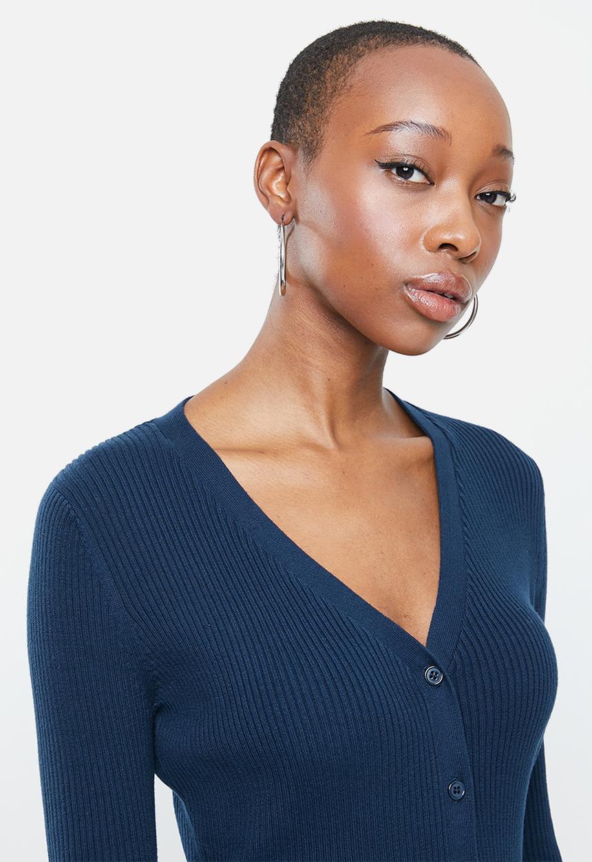 Glamorous - Button down dress - navy