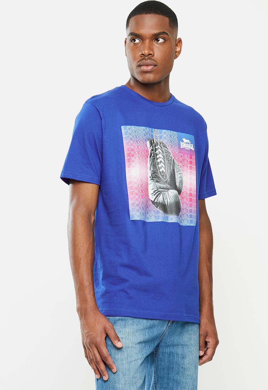 Lonsdale - The glove crew neck tee - blue 