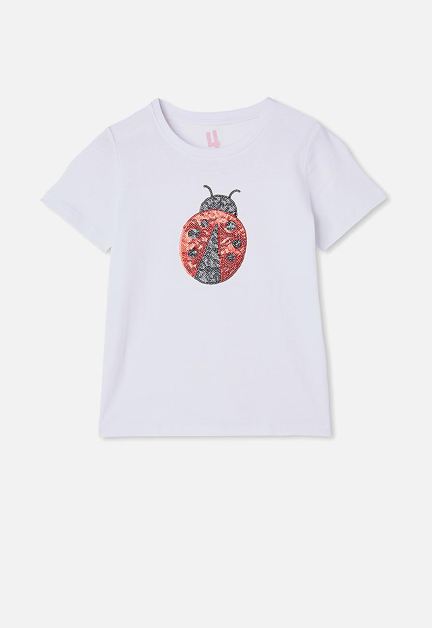 Cotton On - Stevie short sleeve embellished tee - white