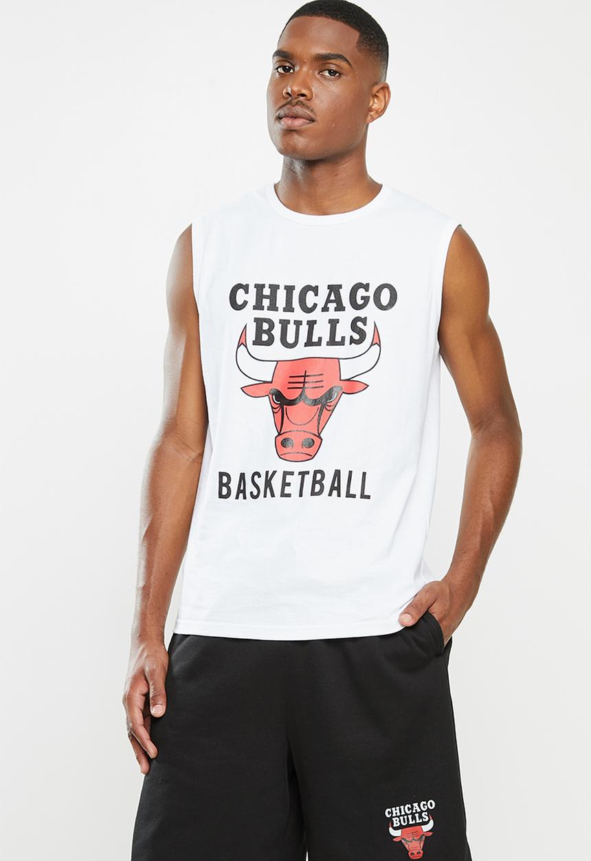 NBA - Icon bulls  sleeveless T-shirts - white