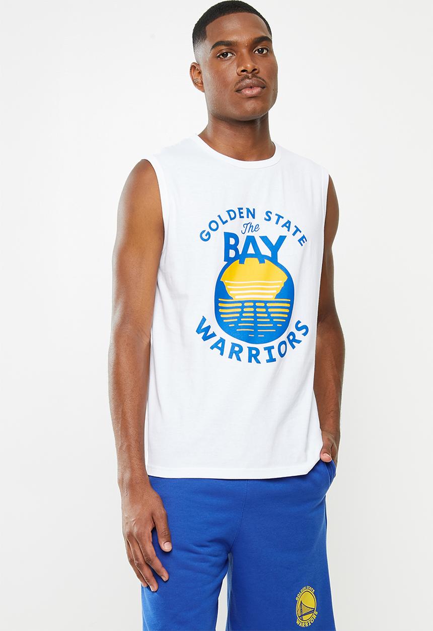 NBA - Golden state retro vest - white