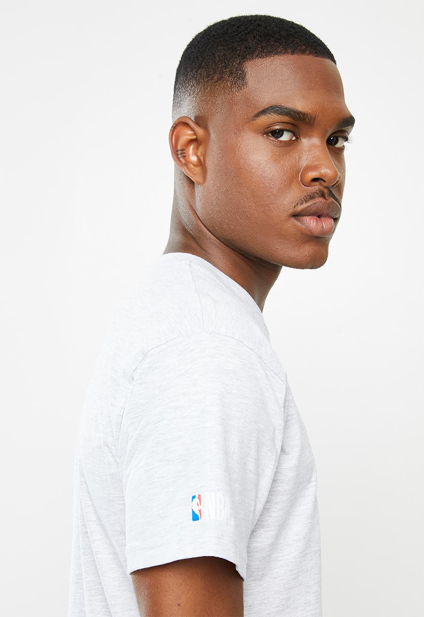 NBA - Nba straight hem printed T-shirt - grey
