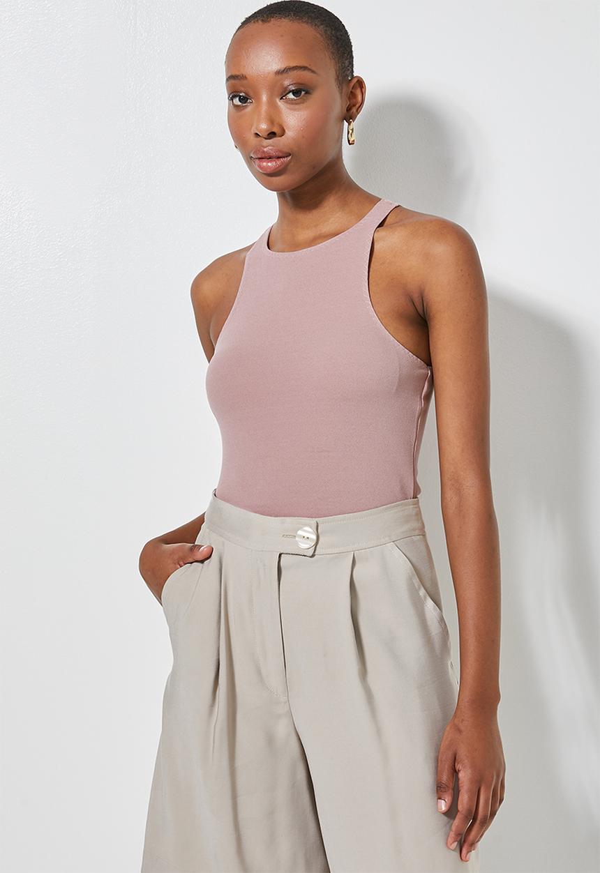 Superbalist - Crepe cutaway top - lilac