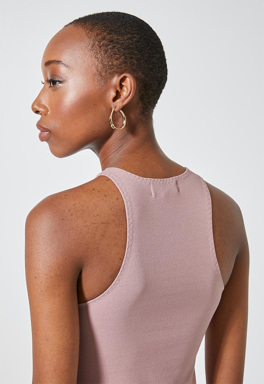 Superbalist - Crepe cutaway top - lilac