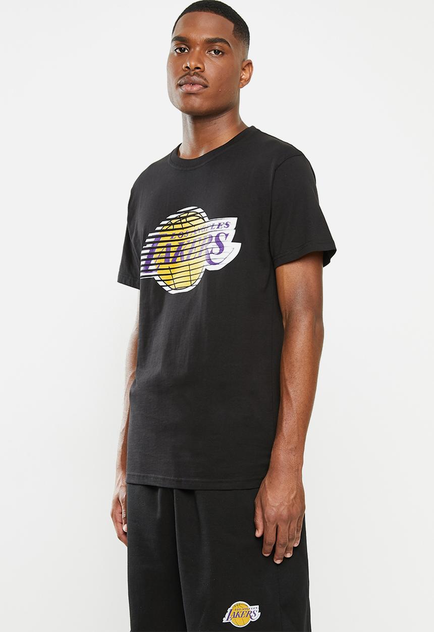 NBA - Icon lakers straight hem printed t-shirt - black