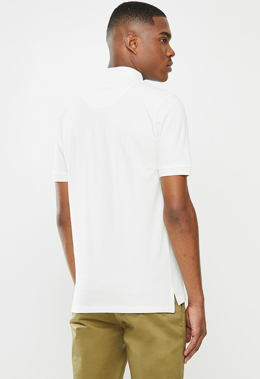 POLO - Pjc eric collarless golfer - off white