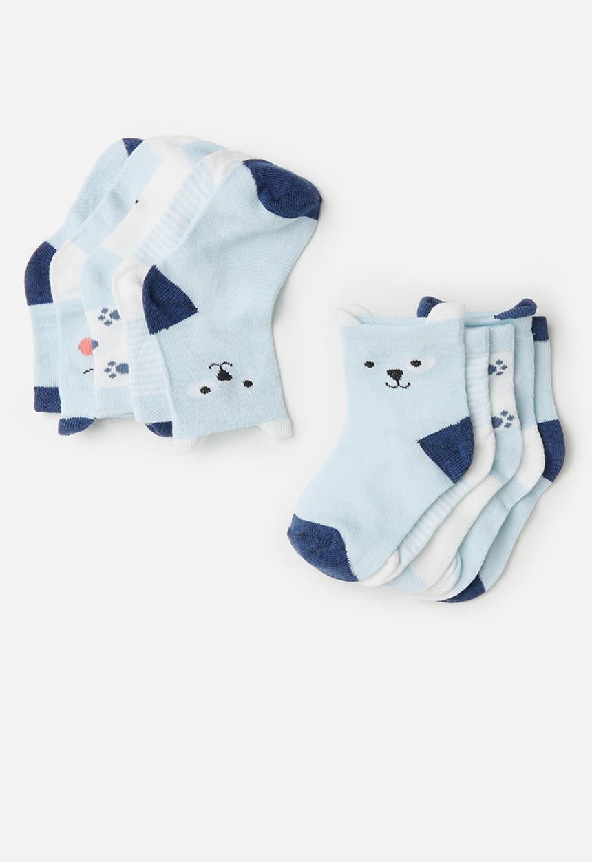 Pop Candy - Boys 5 pack printed socks - multi 