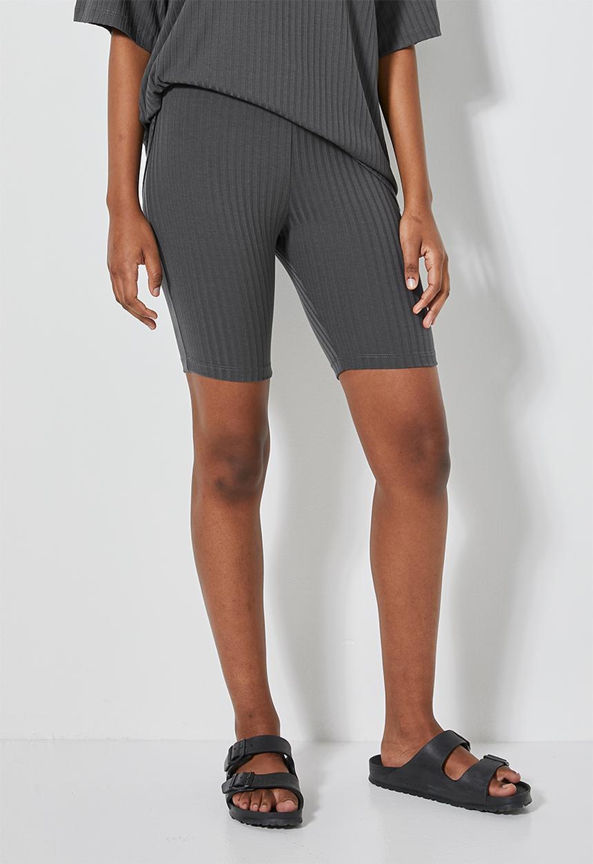 Superbalist - Rib cycle shorts - steel grey