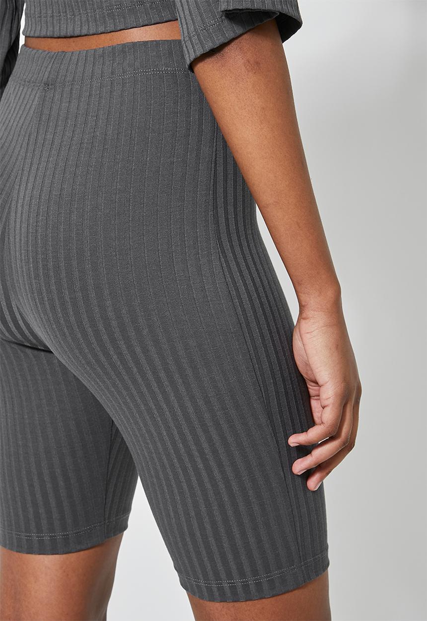 Superbalist - Rib cycle shorts - steel grey